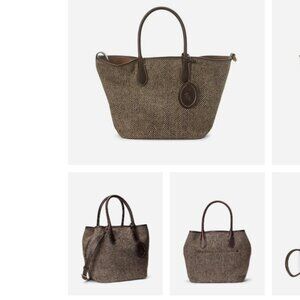 Polo Ralph Lauren Herringbone Medium Bellport Tote
